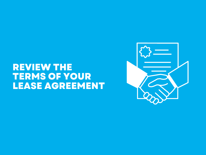 review lease agreement terms from equipment sale leaseback lender
